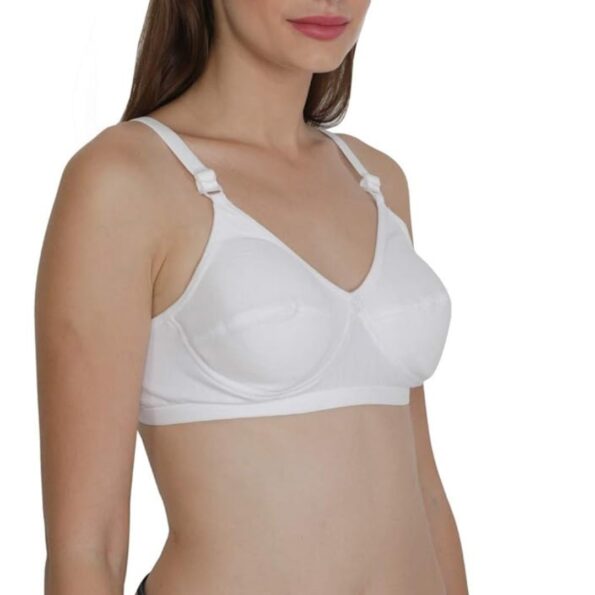 Women's Care Cotton And Hosiery Padded, With Removable Pads Wire Free Everyday Bra.