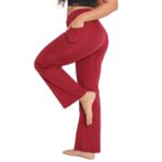 Flared Pant Maroon 1