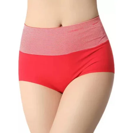 Deevaz Cotton Spandex High Rise Full Coverage Hipster Panty Free Size In Multicolor (Pack of 2)