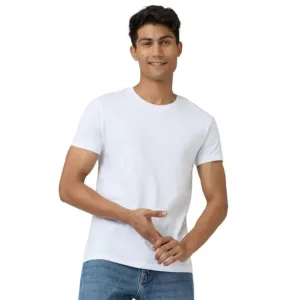 Deevaz Men's Cotton Plain T-shirt | Regular Fit Half Sleeve Pure Cotton Tee | 100% Cotton Plain Men T Shirt | Regular Fit Casual T Shirt.