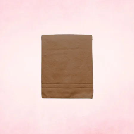 Deevaz Bamboo Thread Hand Towel - 450 GSM (Set of 2, Brown)